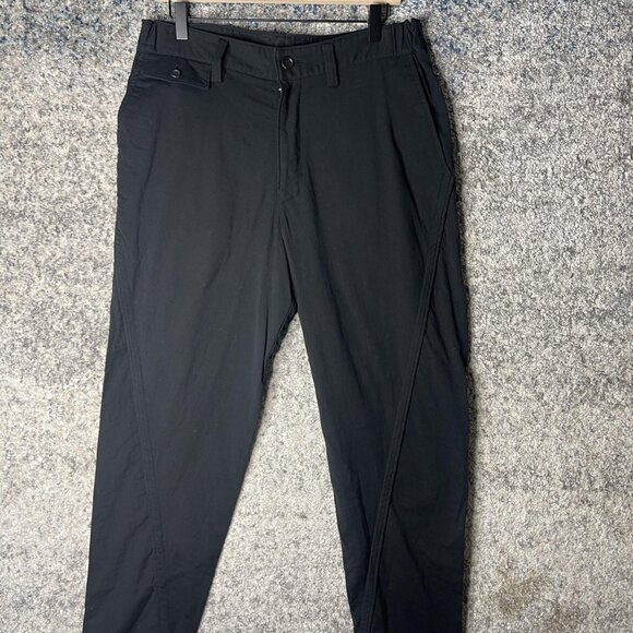 Issey Miyake Pants Mens Large Black Double Face Cotton Twist Japan Totokaelo New - Picture 1 of 8